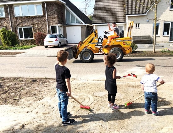 Werkmannen bij Gastouder Hasselt